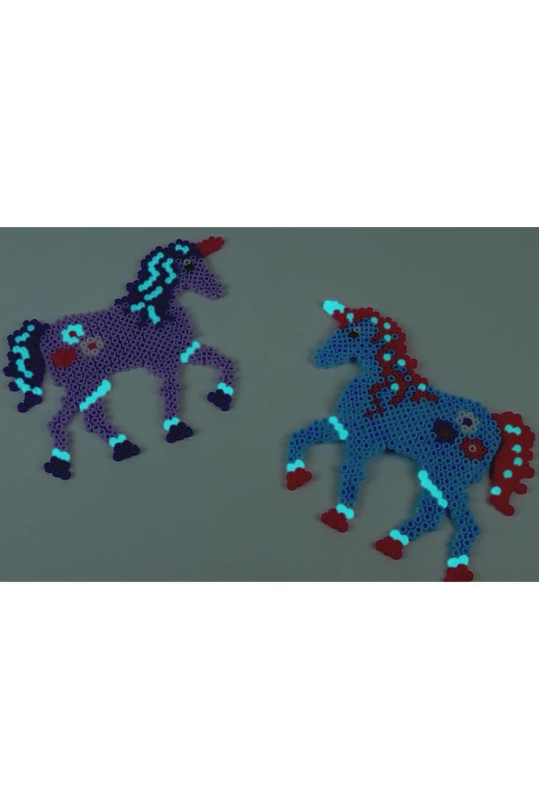 Beedz Fantasy Horses, 1200 Fusible Iron On Beads, Kids 5+, Alternate, color, Multicolored
