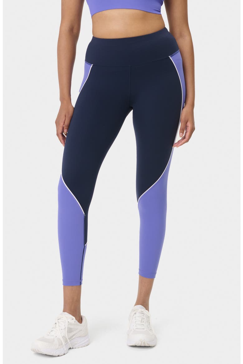 Power 7/8 Workout Pocket Leggings, Main, color, NAVY BLUE/ AURA BLUE