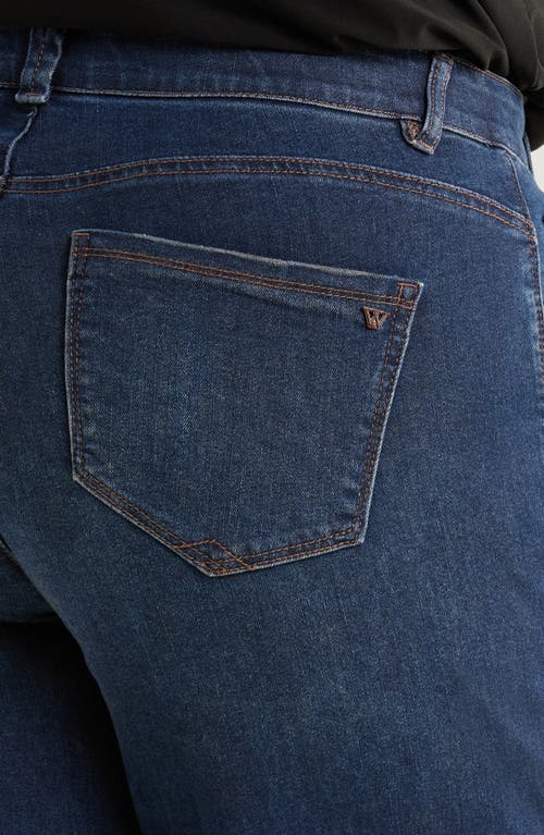 Wit & Wisdom Sam 'ab'solution Release Hem High Waist Wide Leg Jeans In Indigo Artisanal