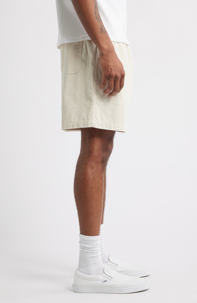Obey Easy Pulp Cotton Corduroy Shorts, Alternate, color, Birch Faded Wash