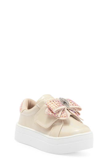 Kurt Geiger Girls' Mini Laney Bow Sneakers - Baby, Toddler, Big Kid In Brown