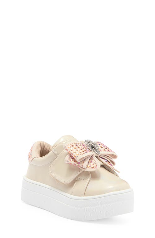 KURT GEIGER KURT GEIGER LONDON KIDS' MINI LANEY BOW SNEAKER