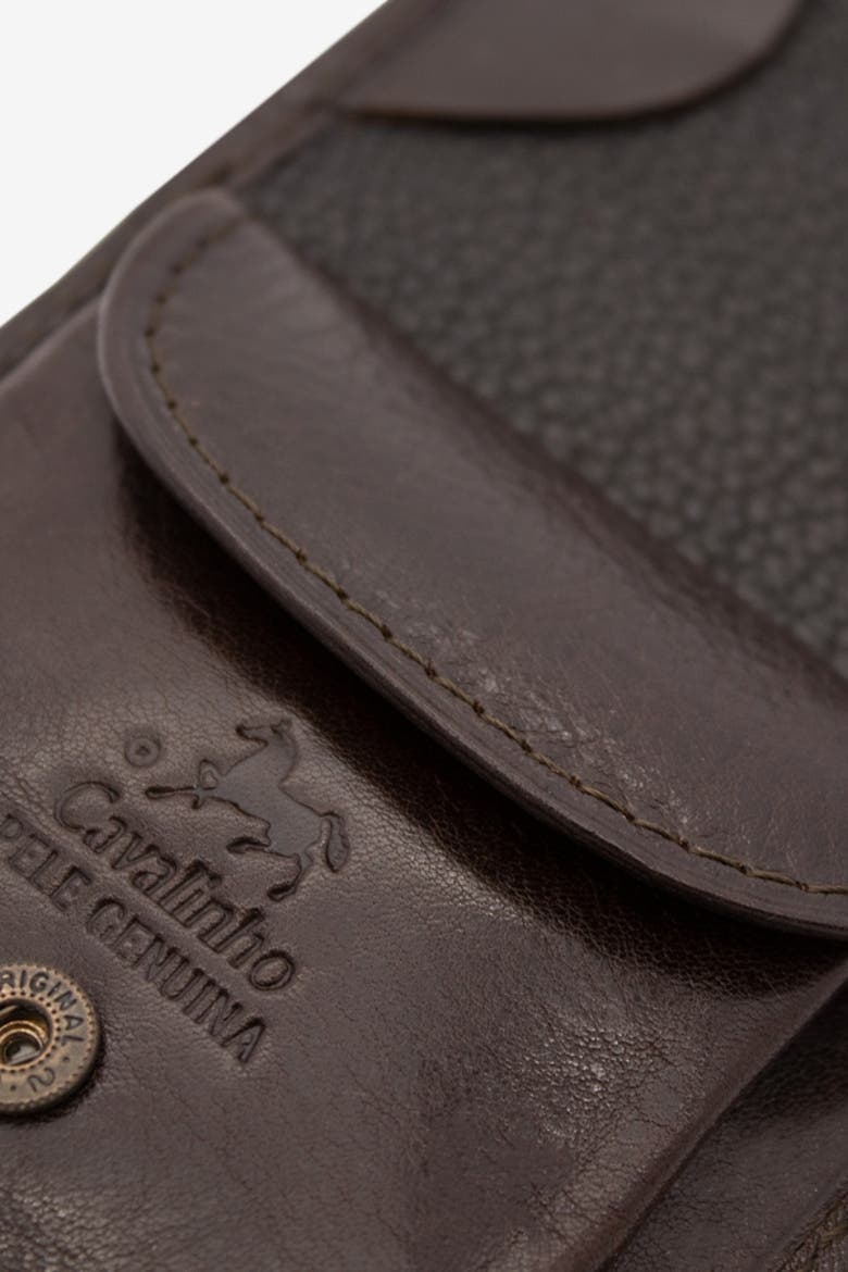 Gentleman Leather Coin Purse 531, Alternate, color, Brown