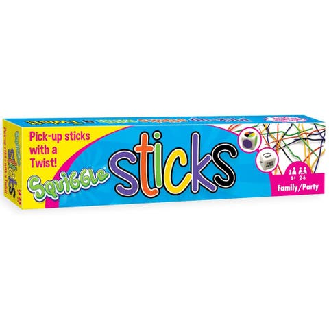 Squiggle Sticks Pickup Sticks Game, 6+