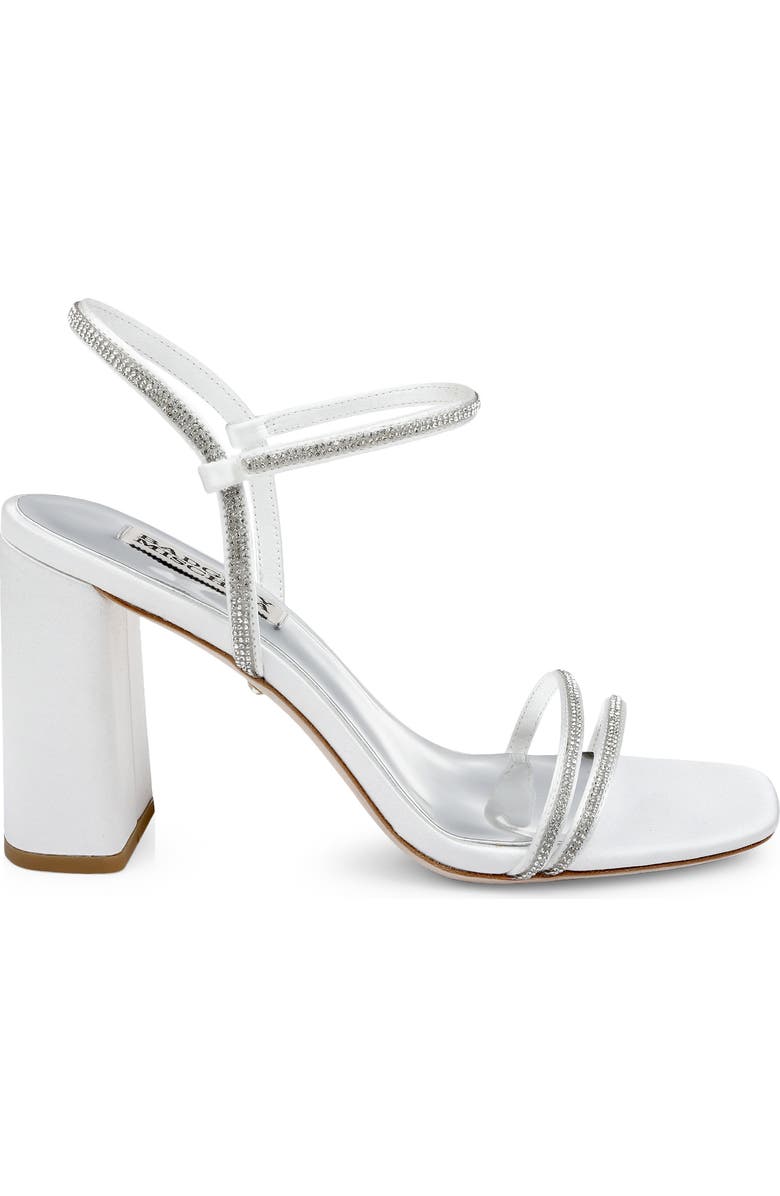 Badgley Mischka Collection Firey Ankle Strap Sandal, Alternate, color, Soft White
