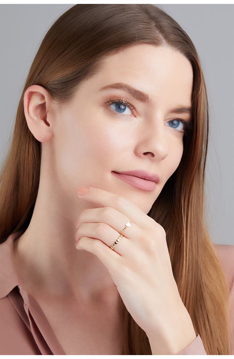 Bony Levy 14k Yellow Gold Petite Stack Ring, Alternate, color,