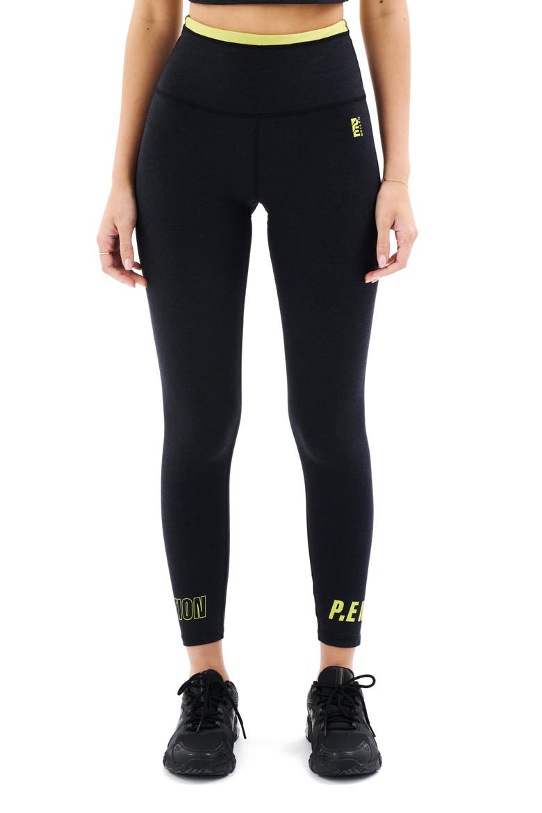 Orbital High Waist 7/8 Leggings, Main, color, CHARCOAL MARL