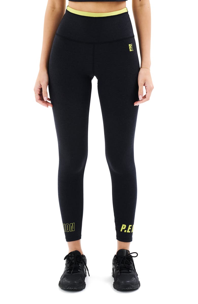 P.E Nation Orbital High Waist 7/8 Leggings, Main, color, 