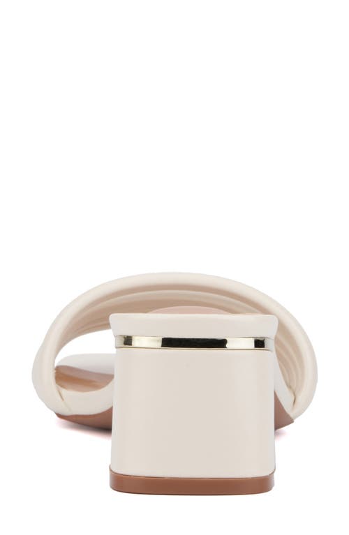 Torgeis Janine Slide Sandal In Beige
