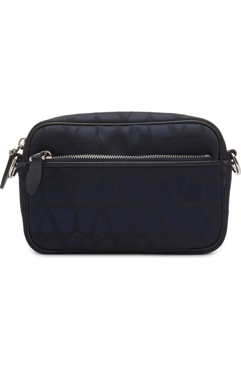 Valentino Garavani Toile Iconograph Camera Bag, Main, color,