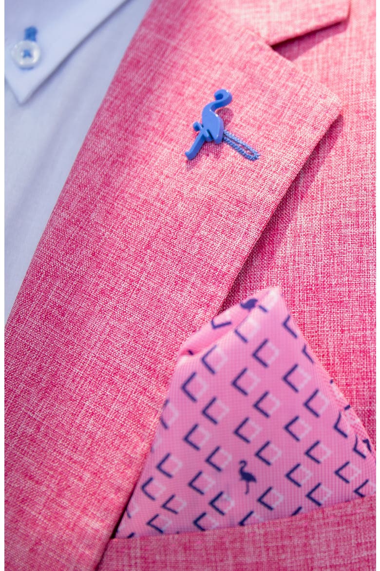 Melange Sport Coat, Alternate, color, PINK
