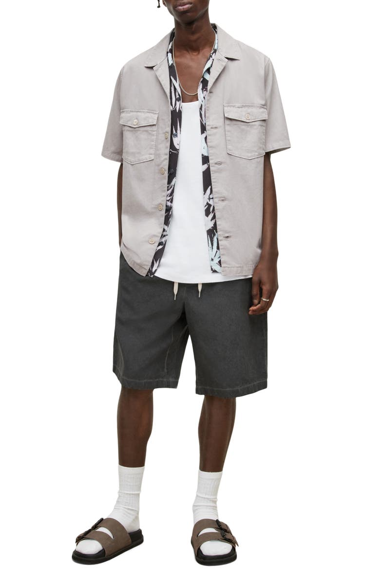 AllSaints Spotter Short Sleeve Shirt, Alternate, color,