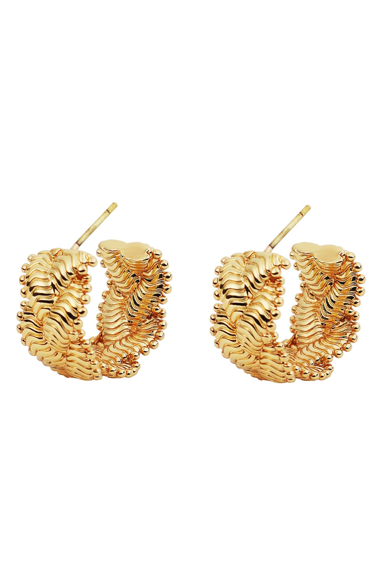 Panacea Braided Hoop Earrings