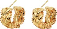 Panacea Braided Hoop Earrings