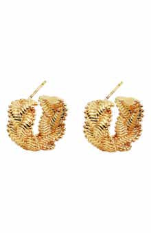 Panacea Braided Hoop Earrings