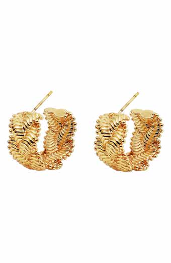 Braided Hoop Earrings