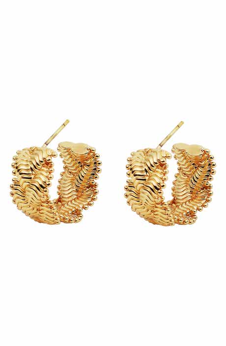 Panacea Braided Hoop Earrings