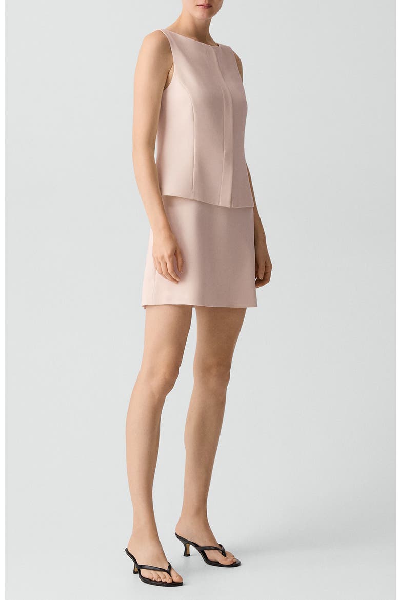Boat Neck Minidress, Main, color, SHEER PINK