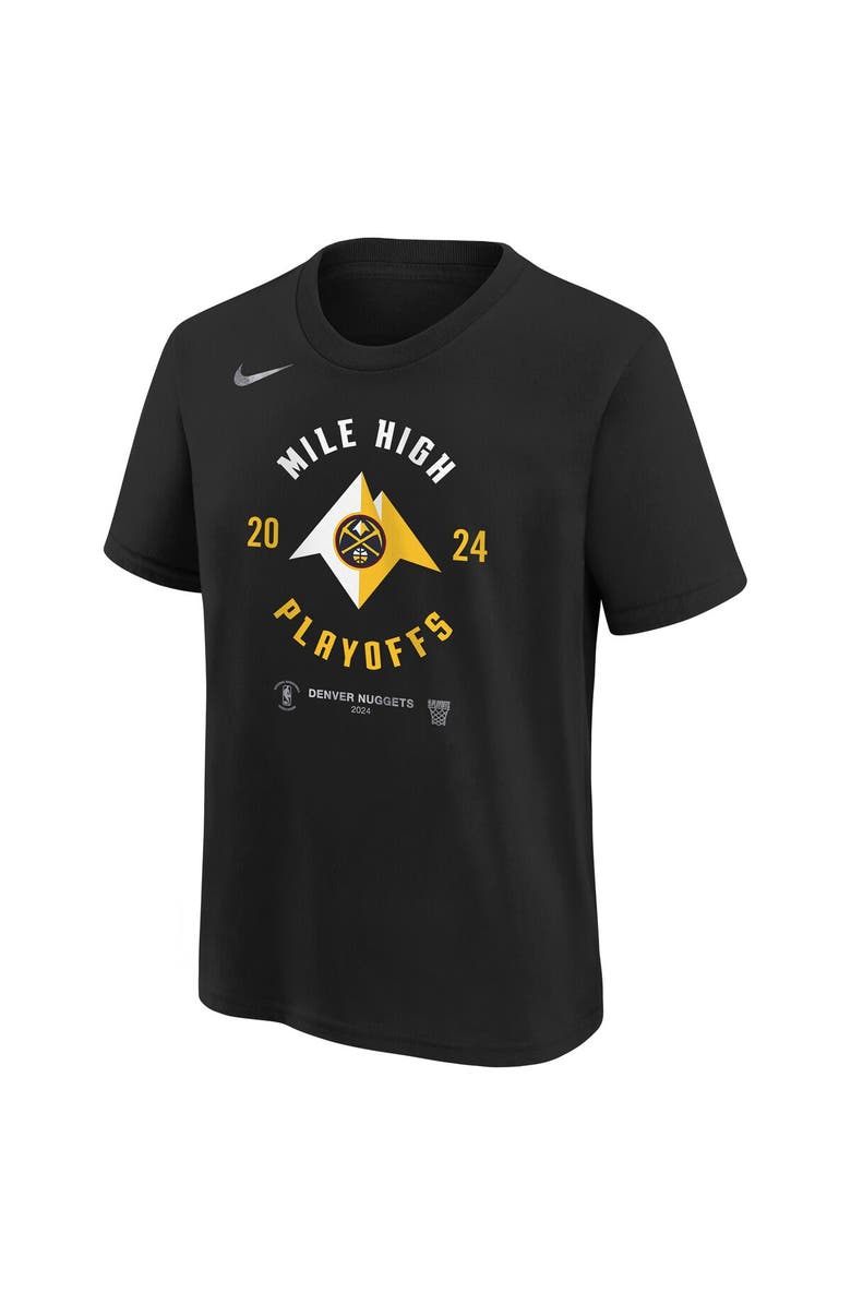 Nike Unisex Nike  Black Denver Nuggets 2024 NBA Playoffs Mantra T-Shirt, Alternate, color, 