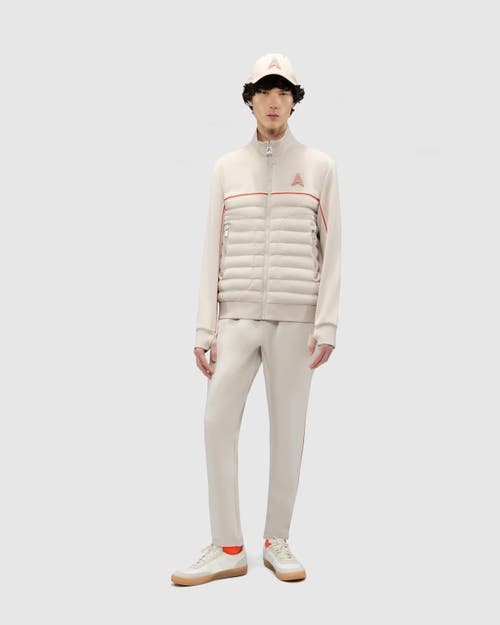 Shop Alpenhaus Osseau Insulated Track Jacket In Stone