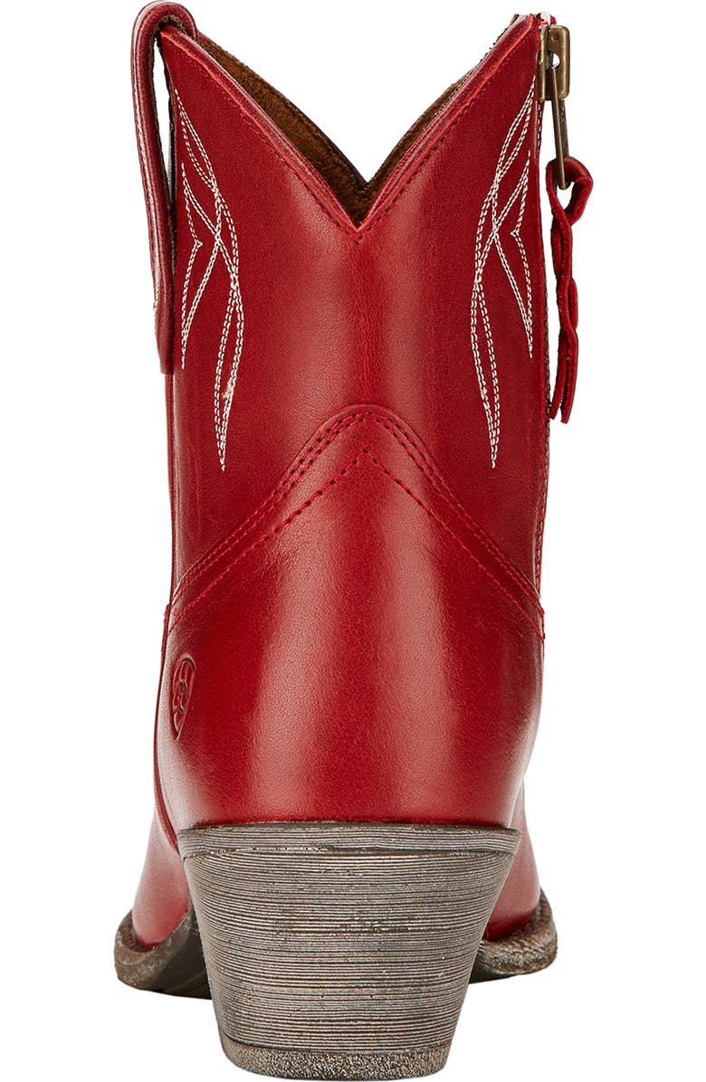 Ariat Darlin Short Western Boot, Alternate, color, Red