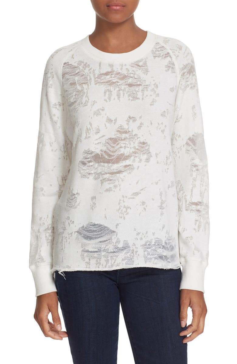 IRO Burnout Sweatshirt, Main, color, 