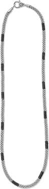 LAGOS Black Caviar Ceramic Station Necklace