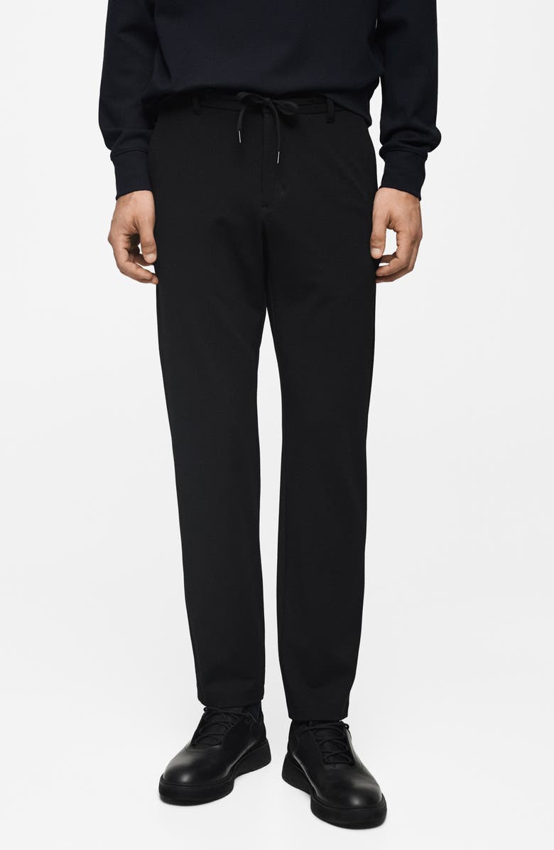 MANGO Slim Fit Stretch Pants, Main, color, 