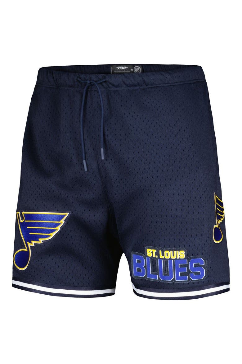 Men's Pro Standard Navy St. Louis Blues Classic Mesh Shorts, Alternate, color, Navy