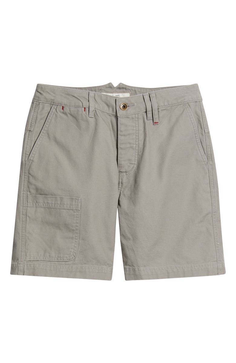 Imperfects Courier 7-Inch Canvas Shorts, Main, color, Driftwood