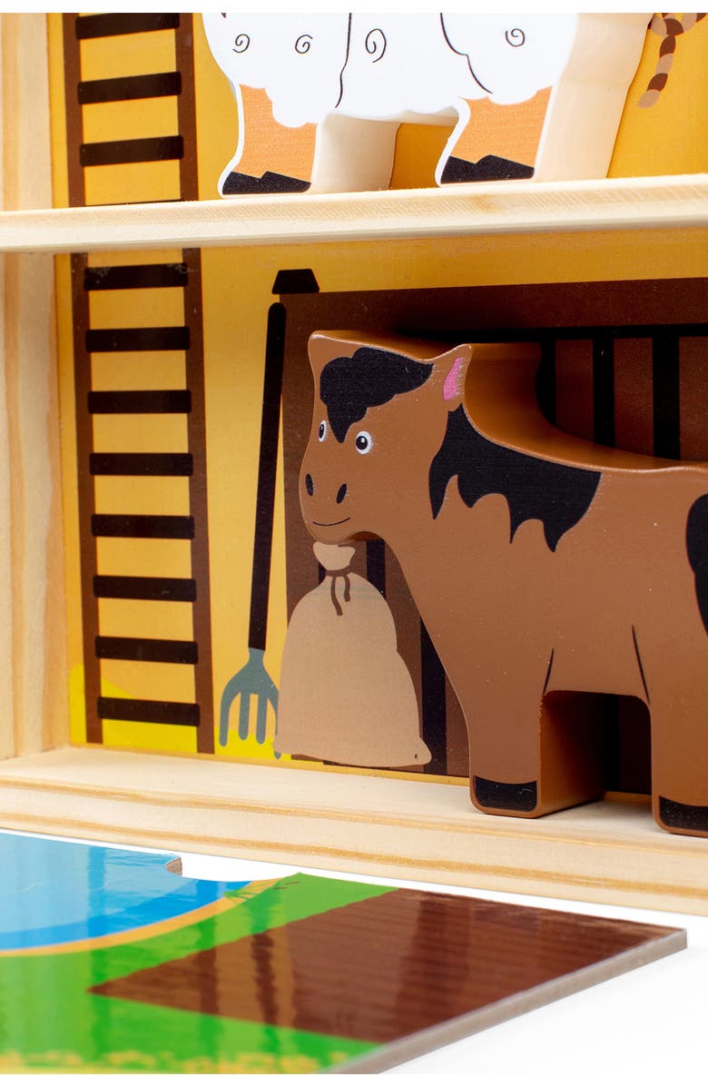 Bigjigs Toys Farm Animal Playbox, Alternate, color, Multicoloured