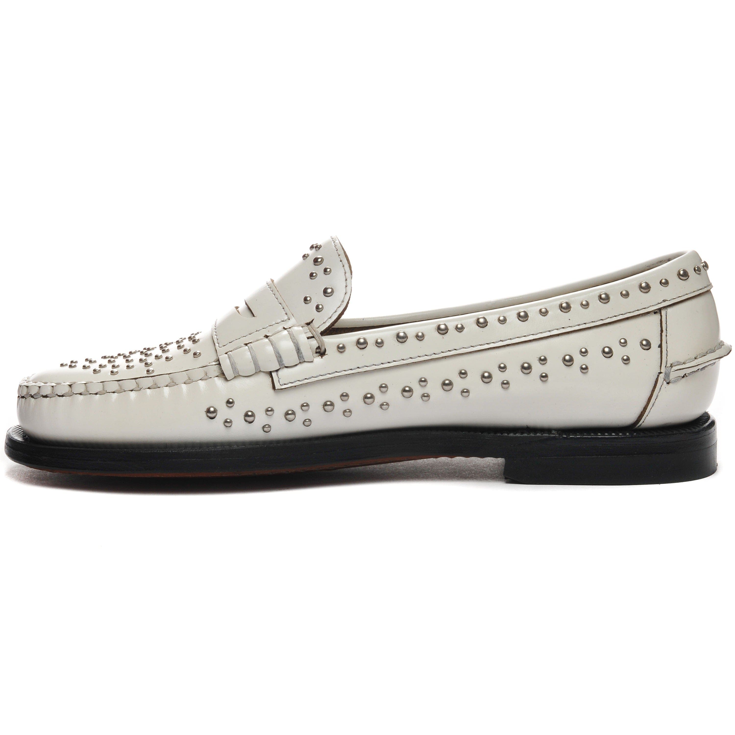 Sebago Dan Studs Loafer, Alternate, color, White