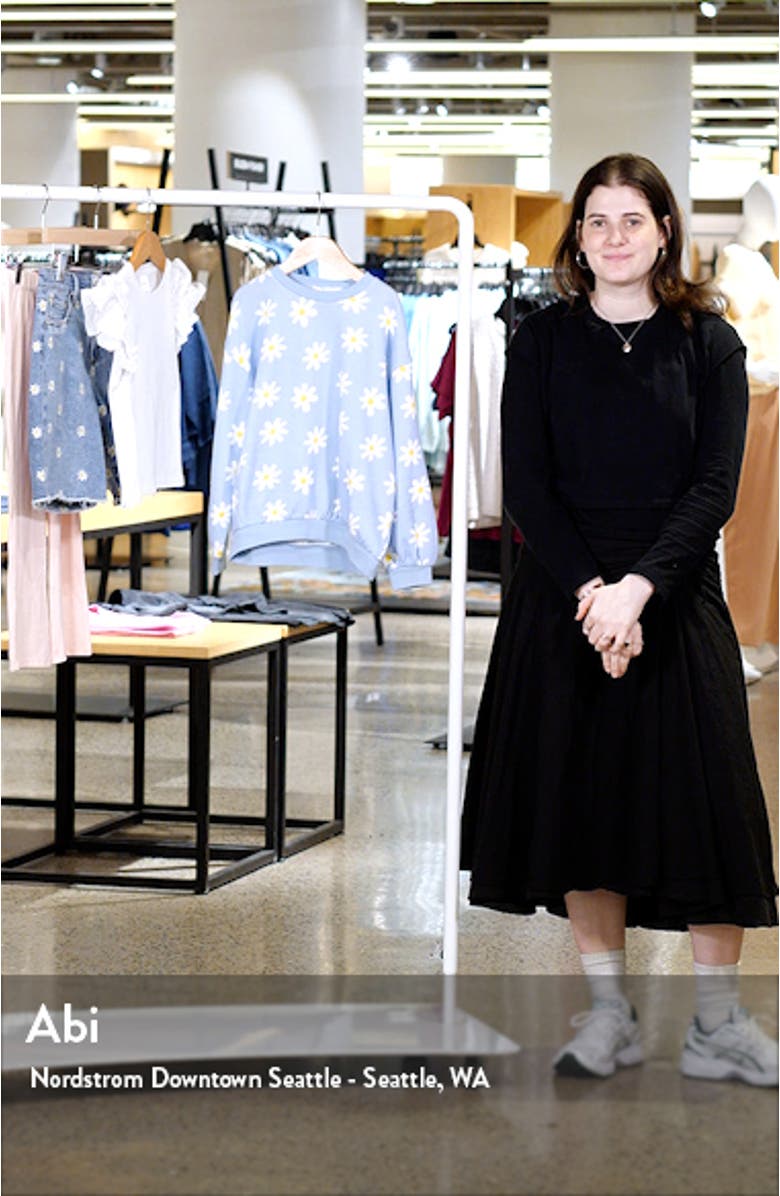 Kids' Print Fleece Sweatshirt, sales video thumbnail