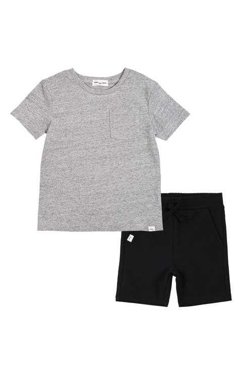 Basics Cotton T-Shirt & Shorts Set (Baby)