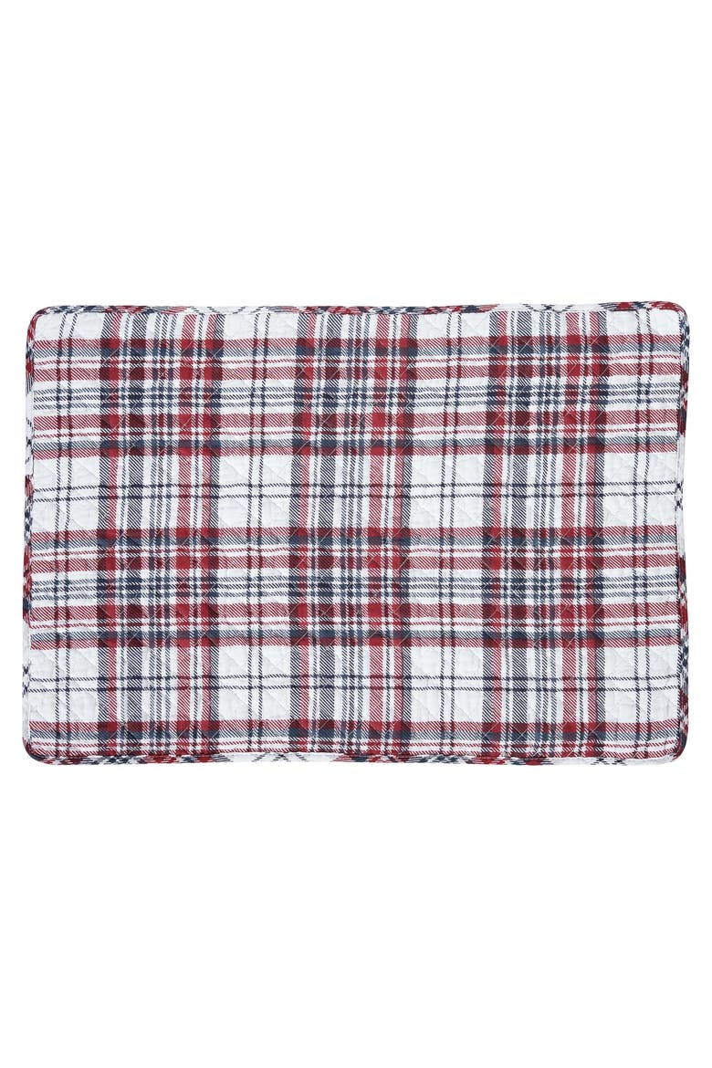 Benjamin 100% Cotton Set of 6 Placemats 13" x 19", Main, color, Blue