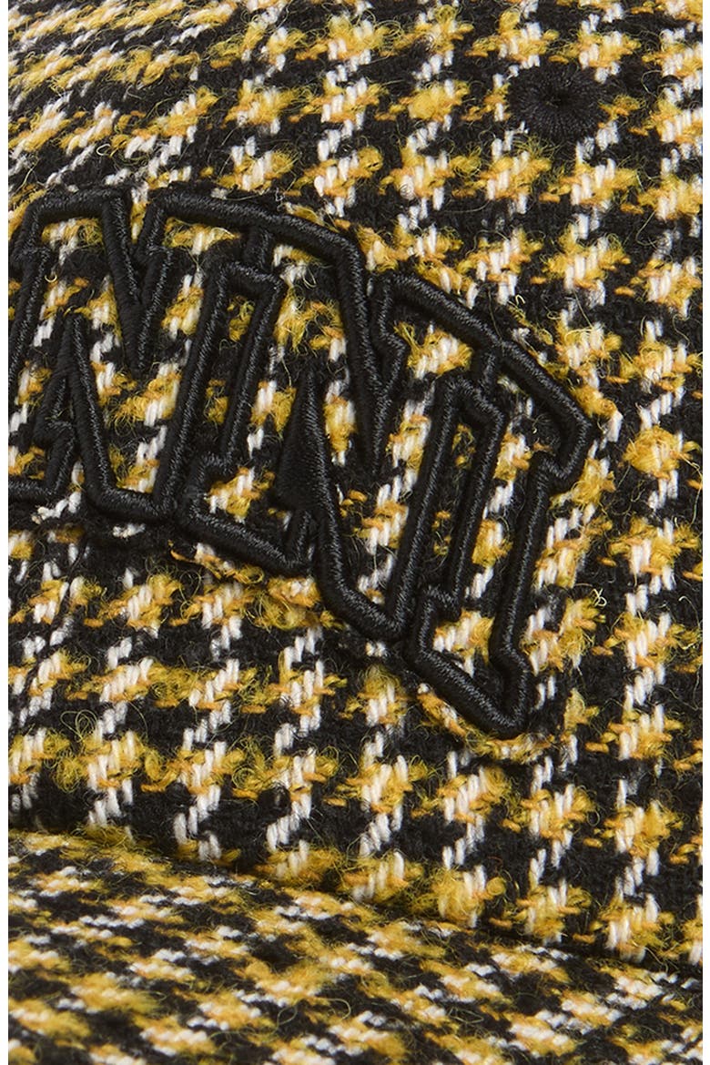 Logo Detail Check Cap, Alternate, color, BLAZING YELLOW