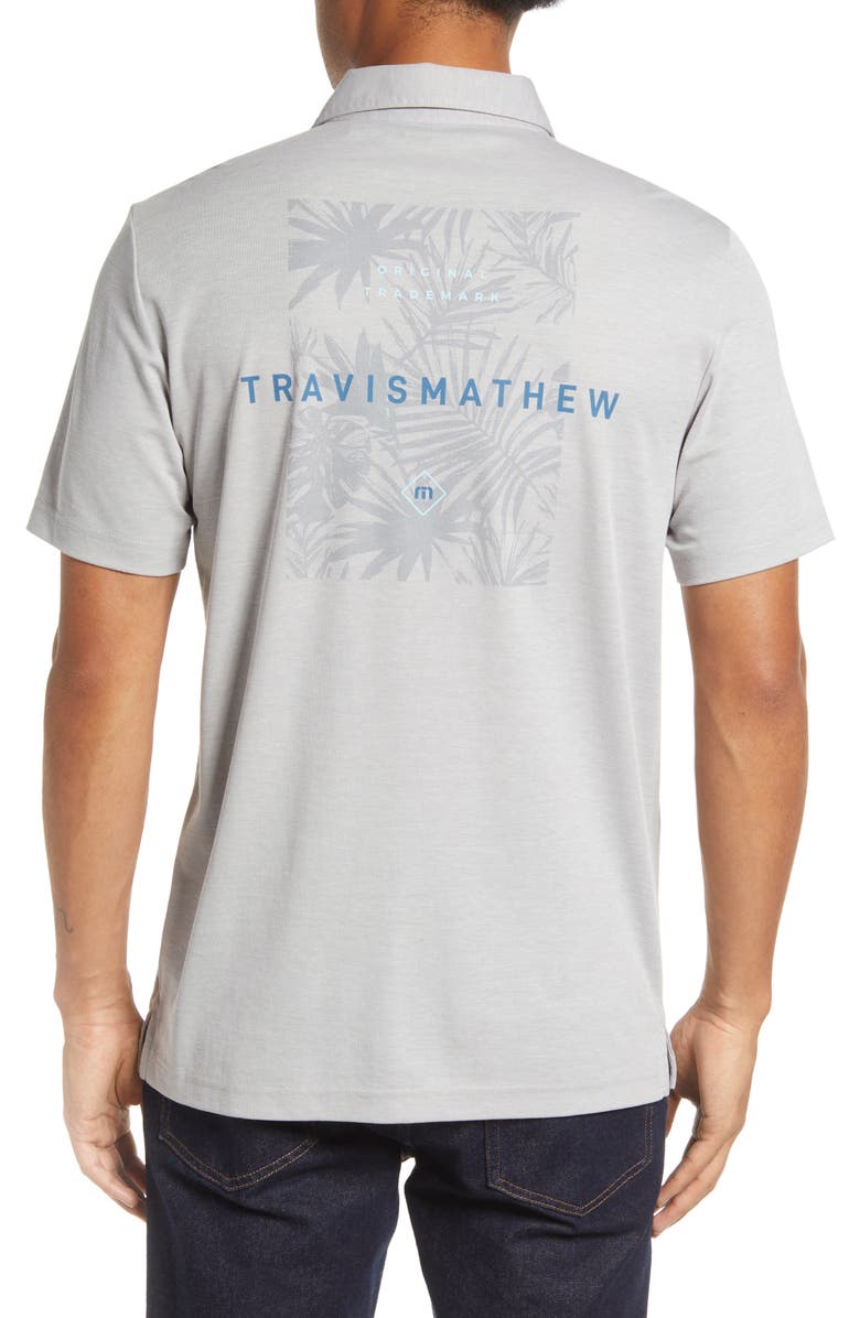 TravisMathew Yeah Yeah Bay Print Cotton Blend Golf Polo, Alternate, color,
