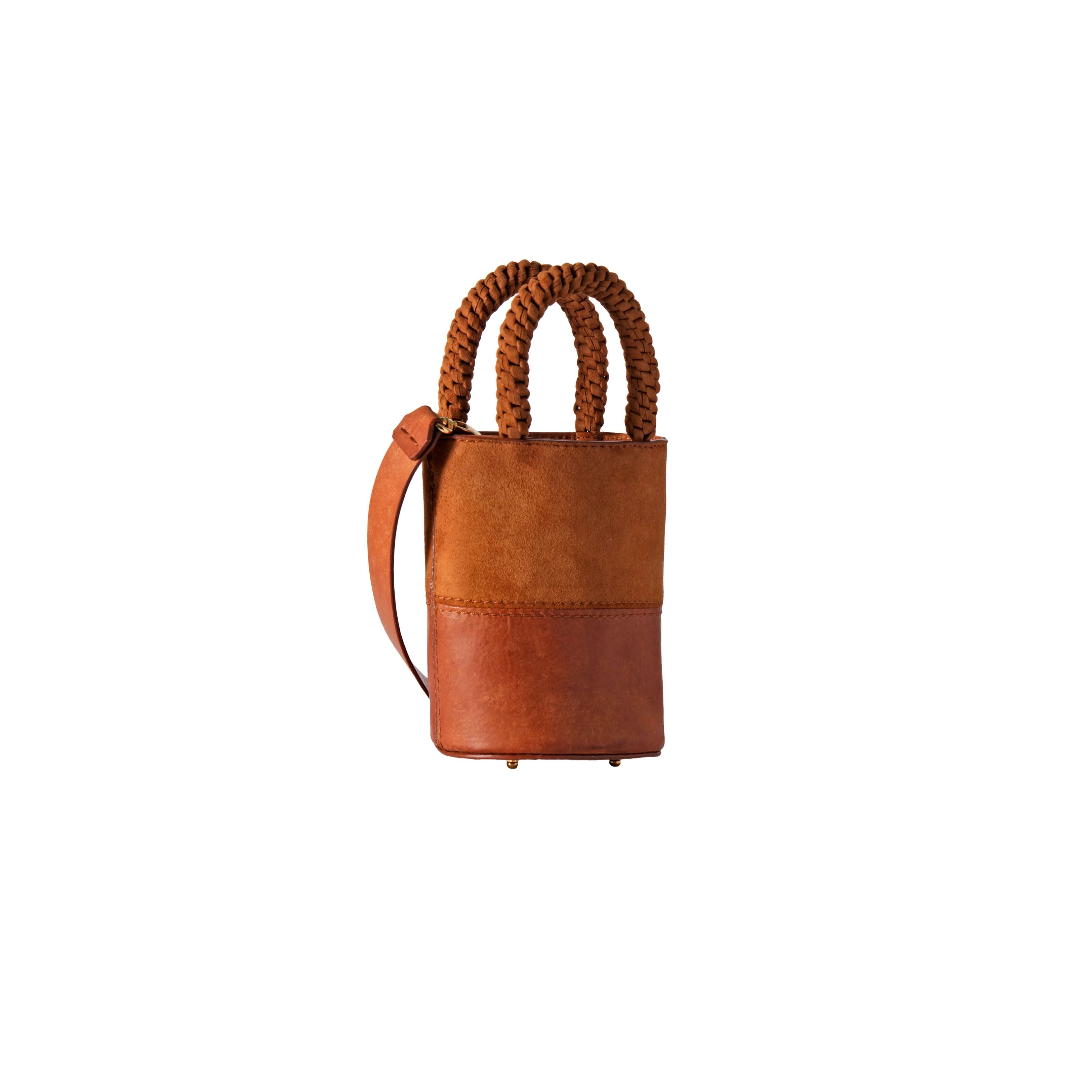 Rovena Mini Bucket Bag, Alternate, color, Camello