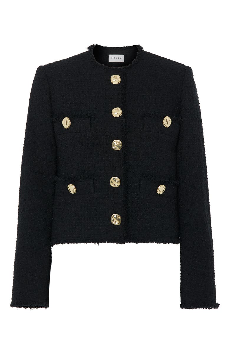 Milly Reign Bouclé Jacket, Alternate, color, 