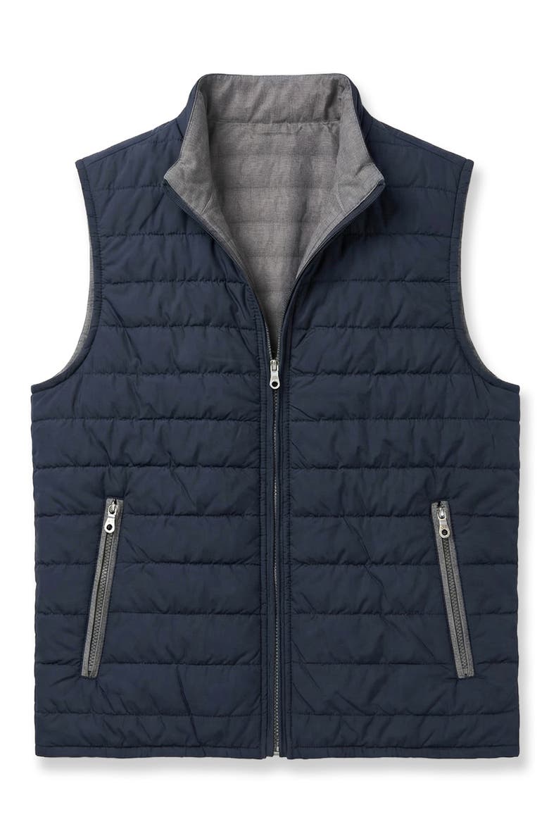 Reversible Puffer Vest, Alternate, color, GREY