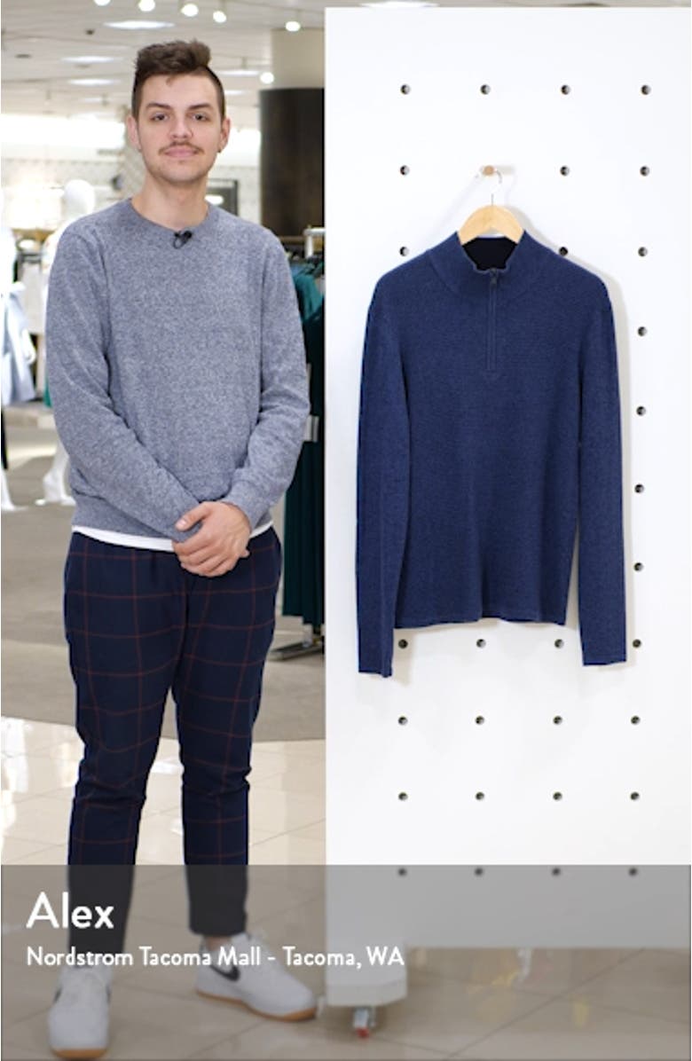 Higgins Quarter Zip Sweater, sales video thumbnail
