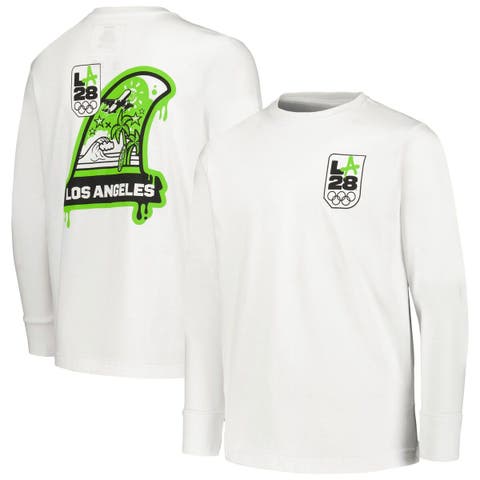 Youth White LA28 Summer Olympics Long Sleeve T-Shirt