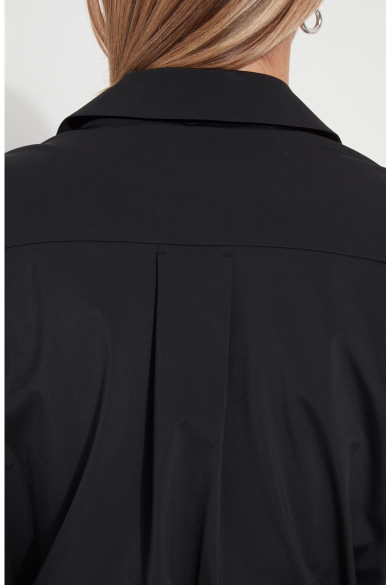 'Lyssentials Schiffer Shirtdress, Alternate, color, BLACK