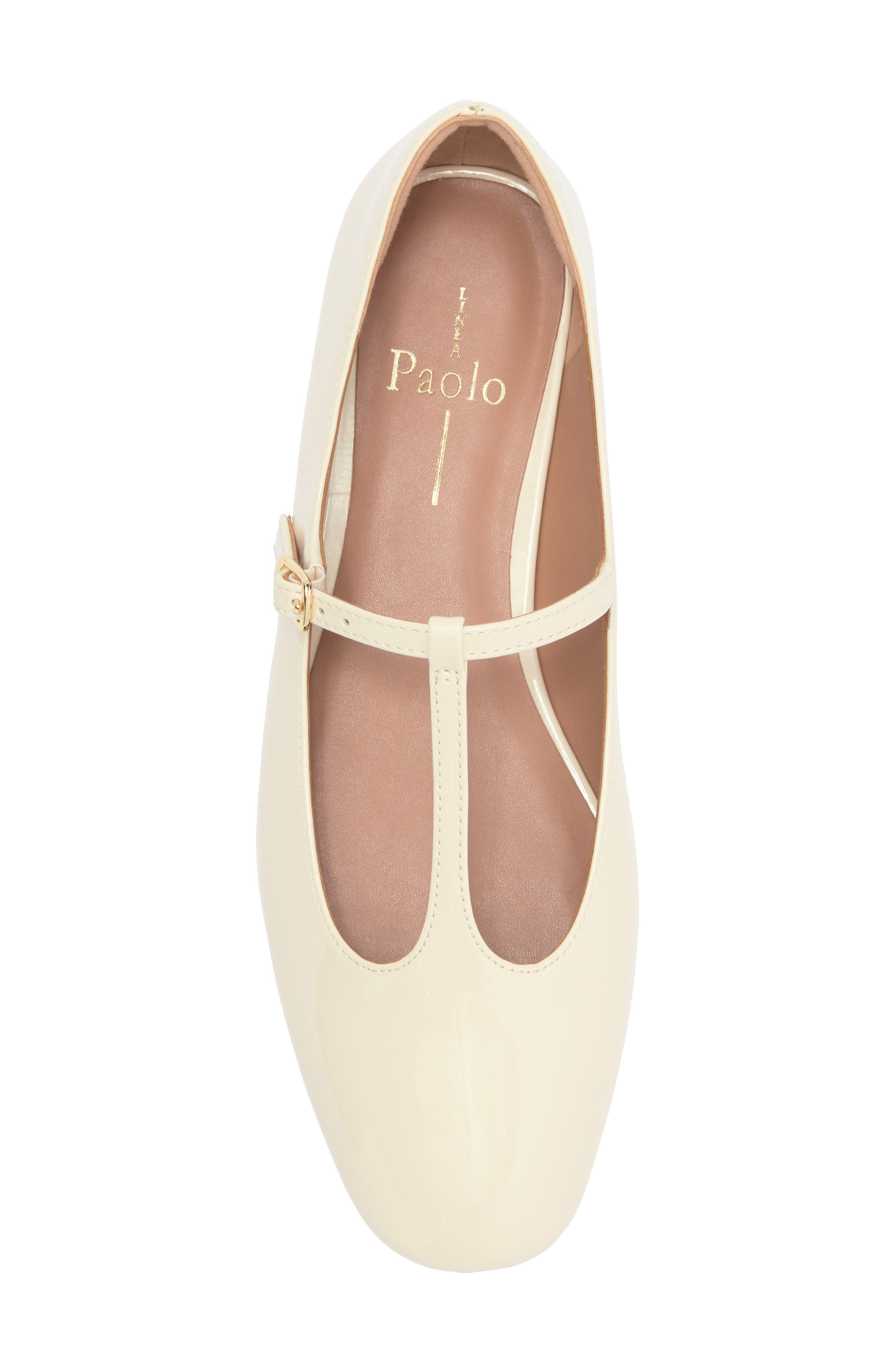 Linea Paolo Marla Mary Jane Flat, Alternate, color, Ivory