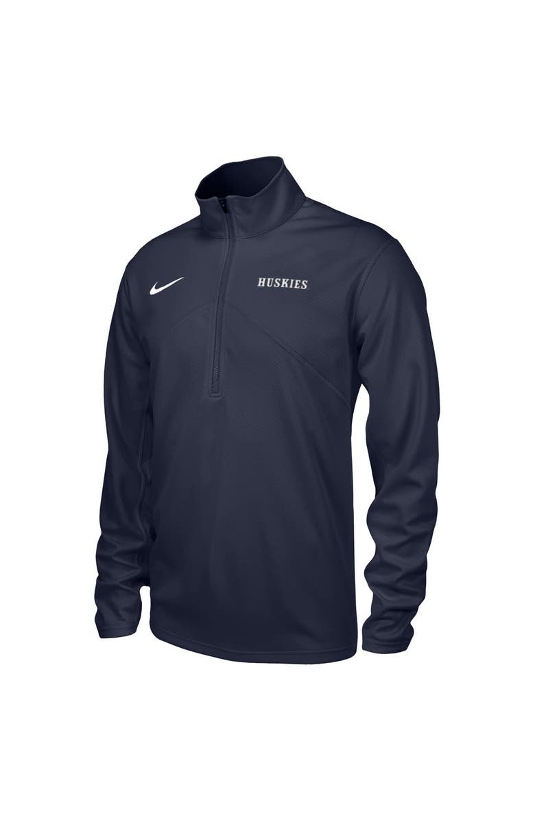 Nike Men's Nike Navy UConn Huskies Vault Training Performance Quarter-Zip Jacket, Main, color, Navy