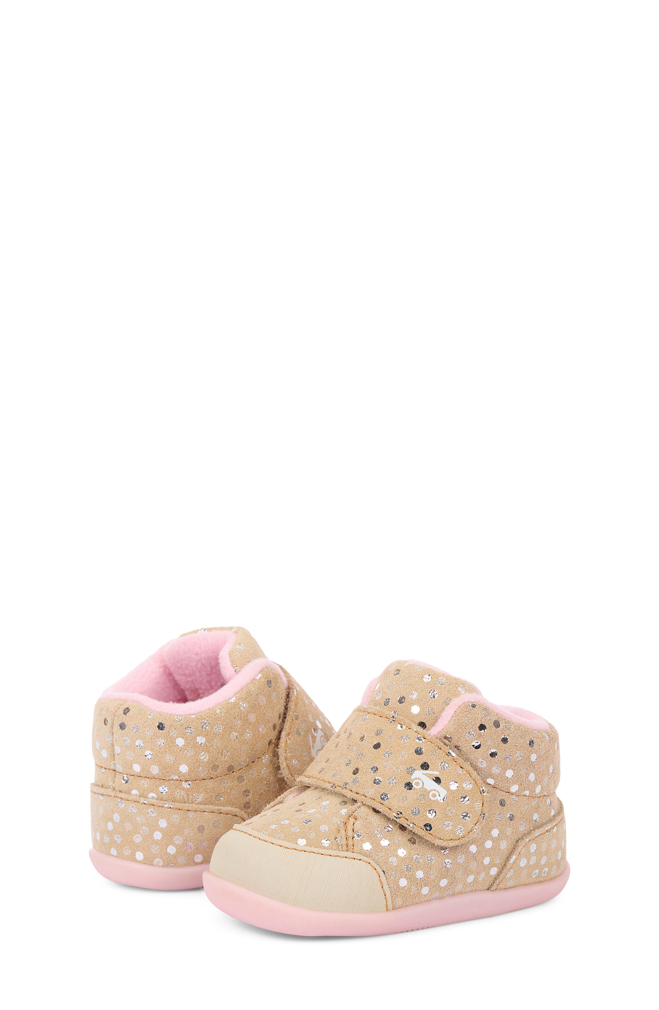 Kids' Casey Mini Leather Bootie, Alternate, color, OATMEAL