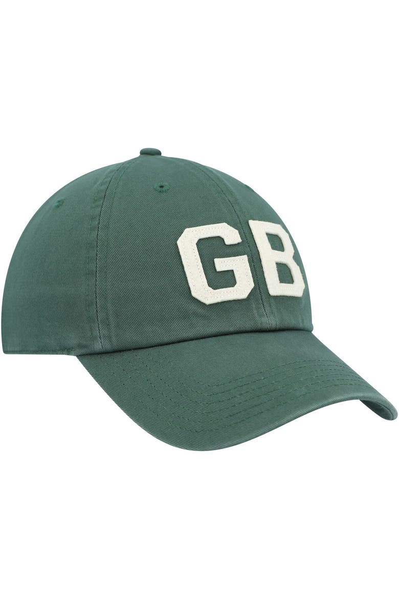 Women's '47 Green Green Bay Packers Finley Clean Up Adjustable Hat, Alternate, color, Green