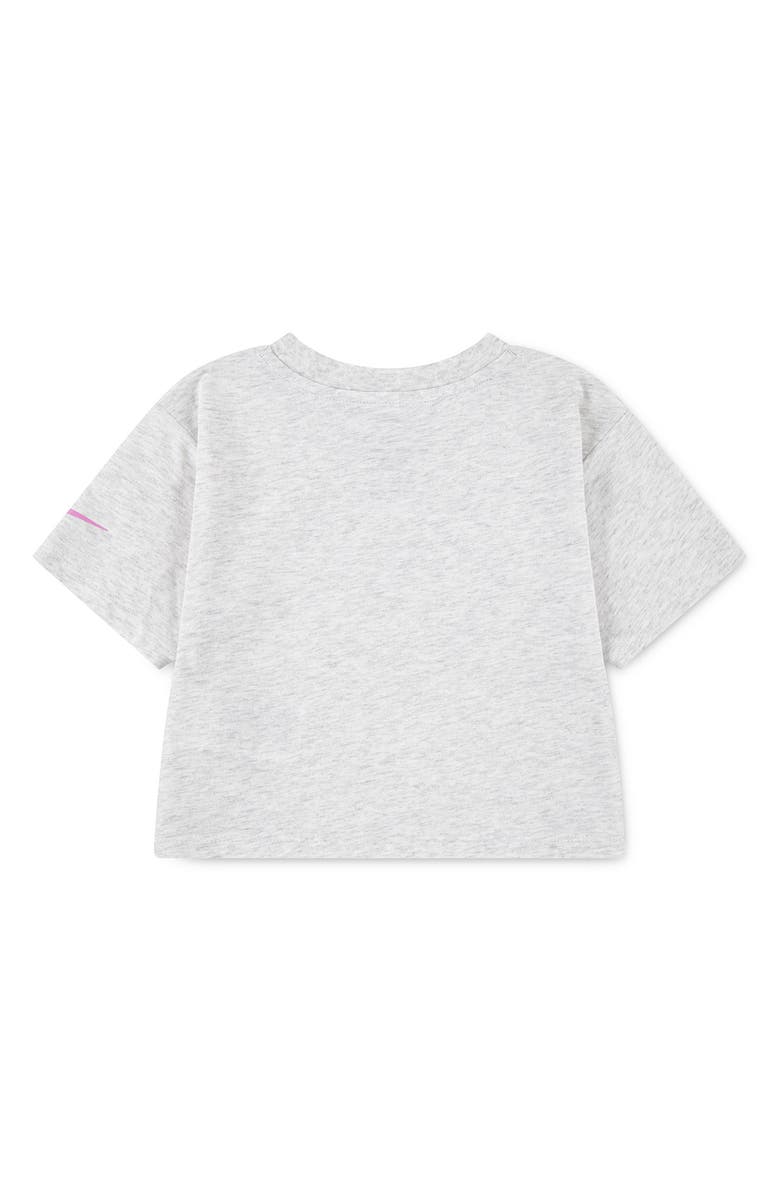 Nike Kids' Game Swoosh Match Boxy Graphic T-Shirt, Alternate, color, Birch Heather