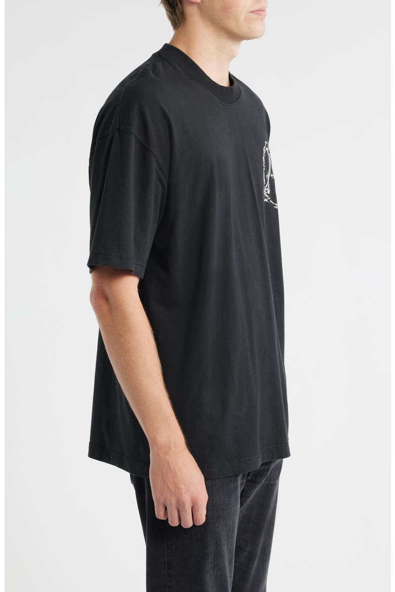 Anatomica Cotton Graphic T-Shirt, Alternate, color, WASHED BLACK
