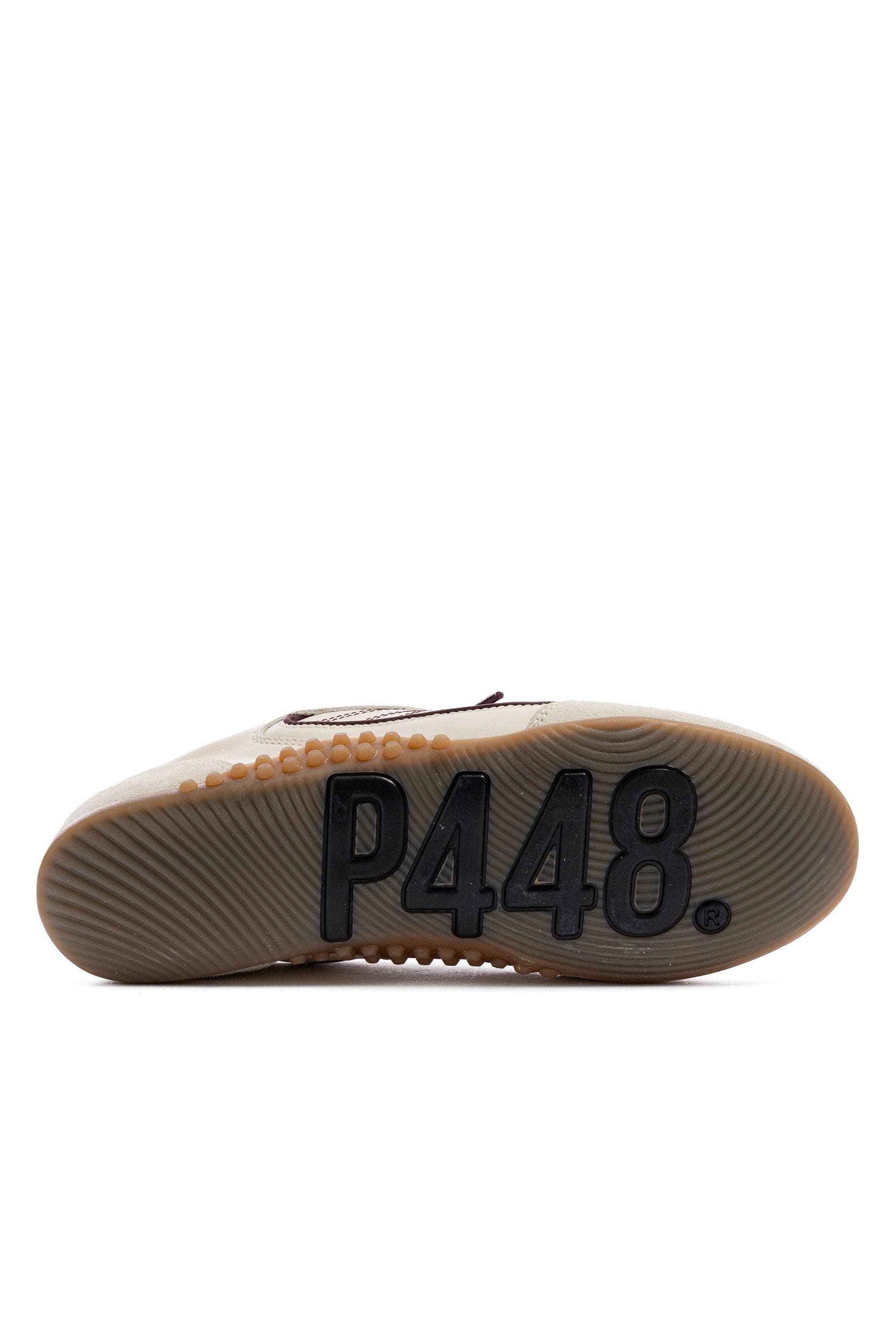 P448 Lisbon Bore Sneaker, Alternate, color, Cream Maroon